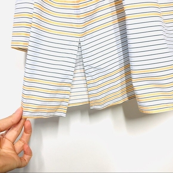 Lafayette 148 New York Amy Striped Blouse S NWOT - Picture 9 of 12